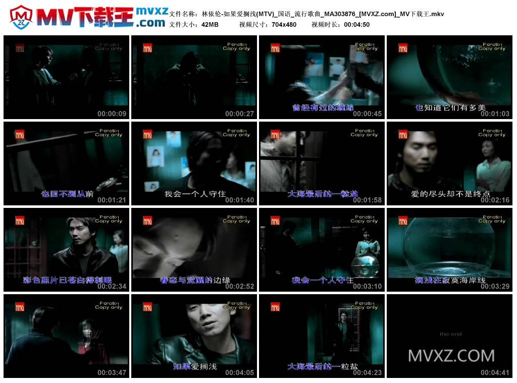 林依伦-如果爱搁浅(MTV)_国语_流行歌曲_MA303876